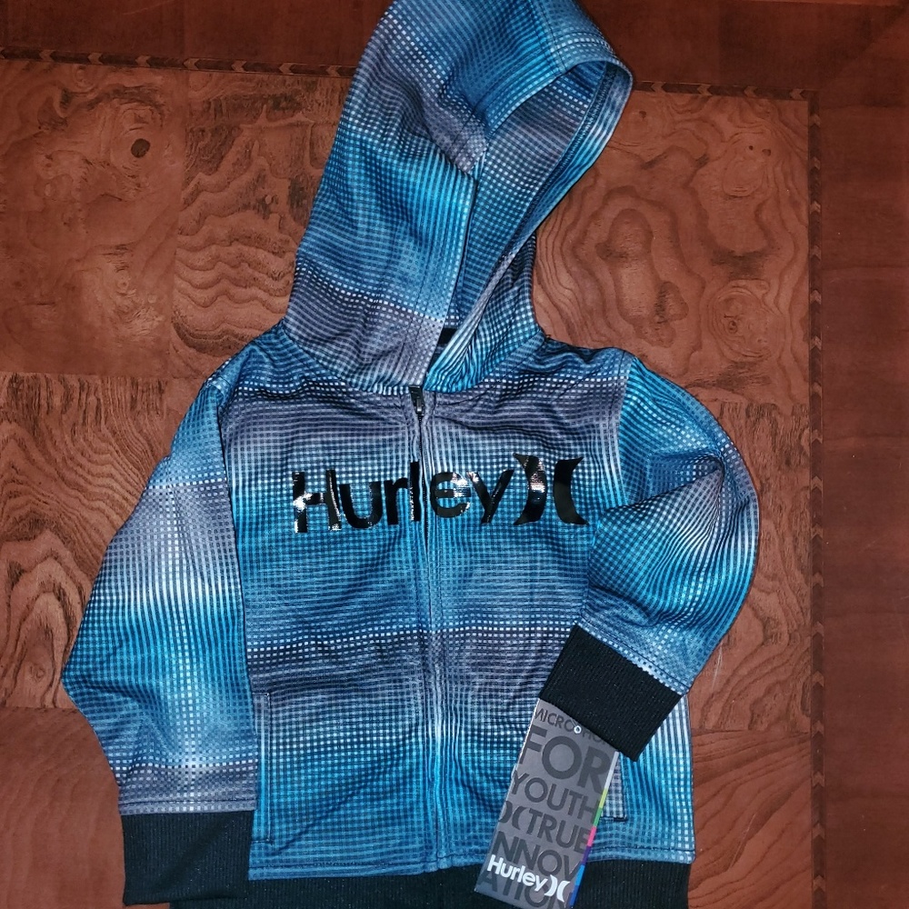 12mo Hurley zip up hoodie